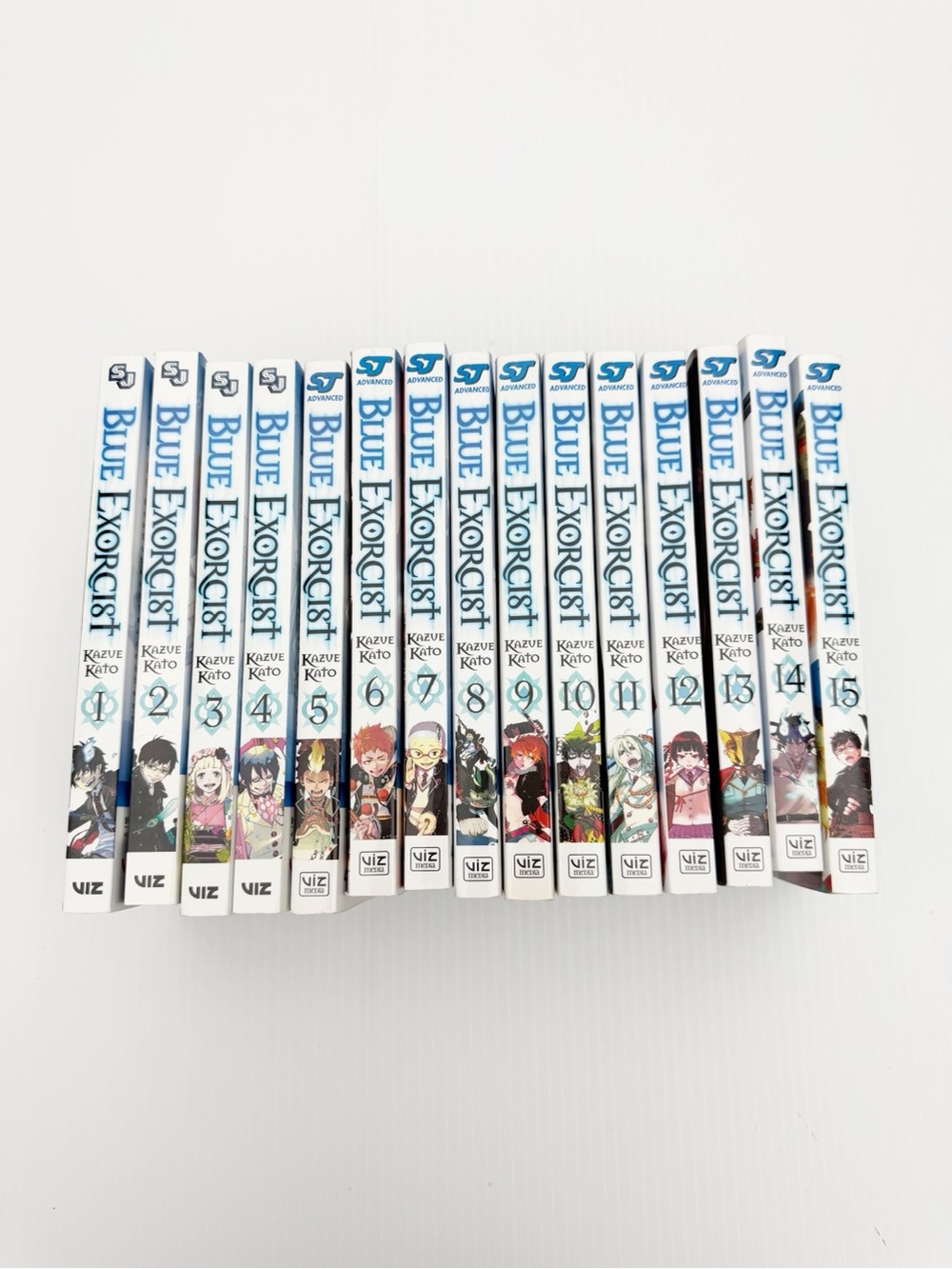 Blue Exorcist Anime Manga Books Volume 1-15 English Shonen Jump Set